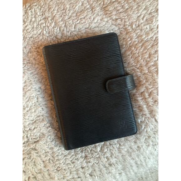 Louis Vuitton Black Epi Leather MM Agenda/Planner SP4099 - Picture 1 of 11